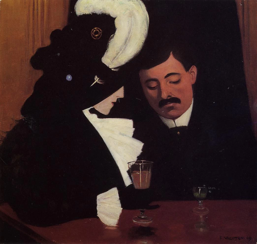 Félix Vallotton - 310, Al Café (noto anche come The Provincial)